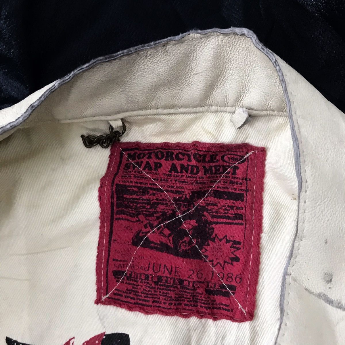 Indian Motorcycle Vintage motorcycle swap and meet leather jacket off white Size US M / EU 48-50 / 2 - 5 Thumbnail