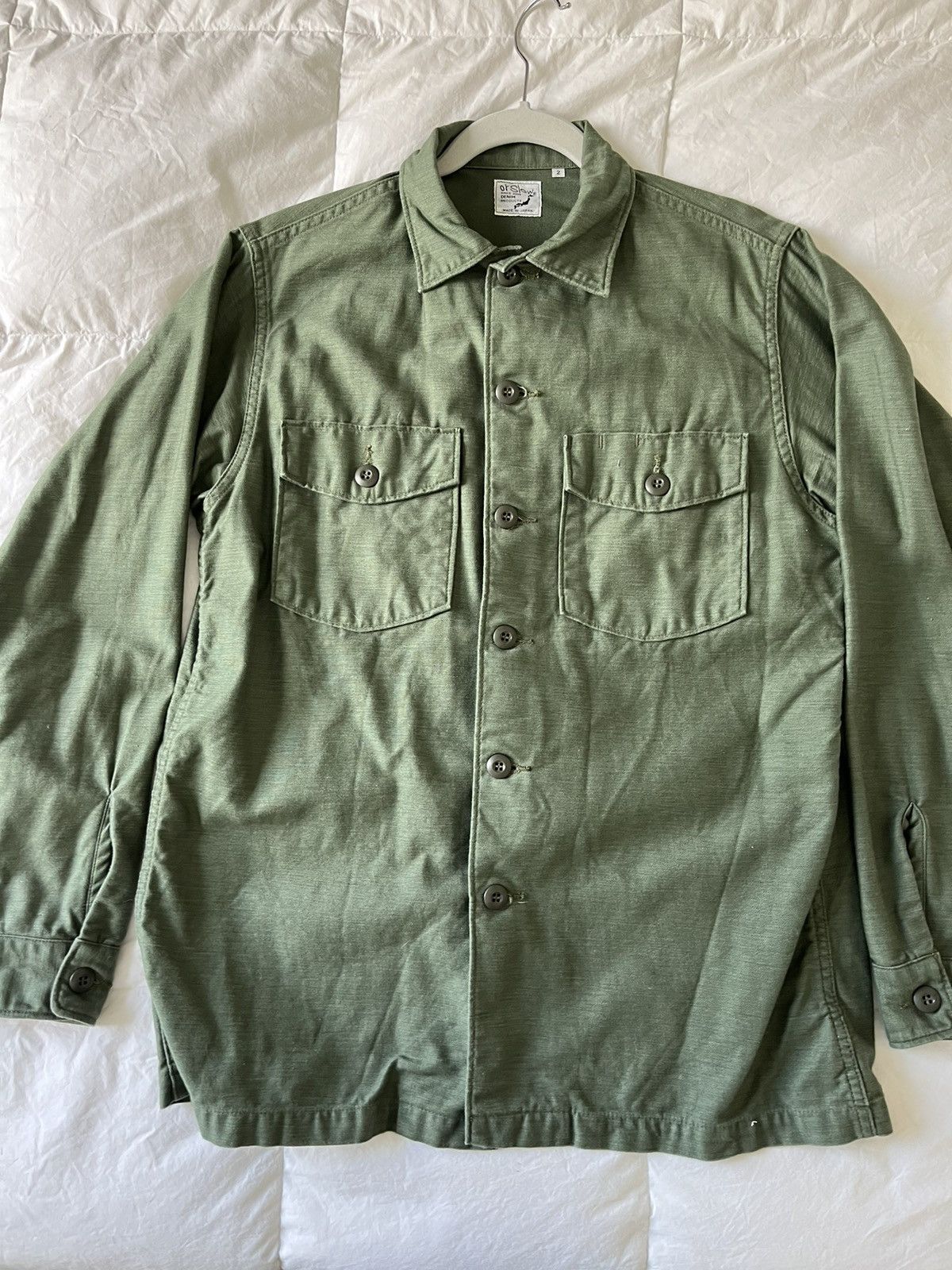 Orslow Army fatigue shirt | Grailed