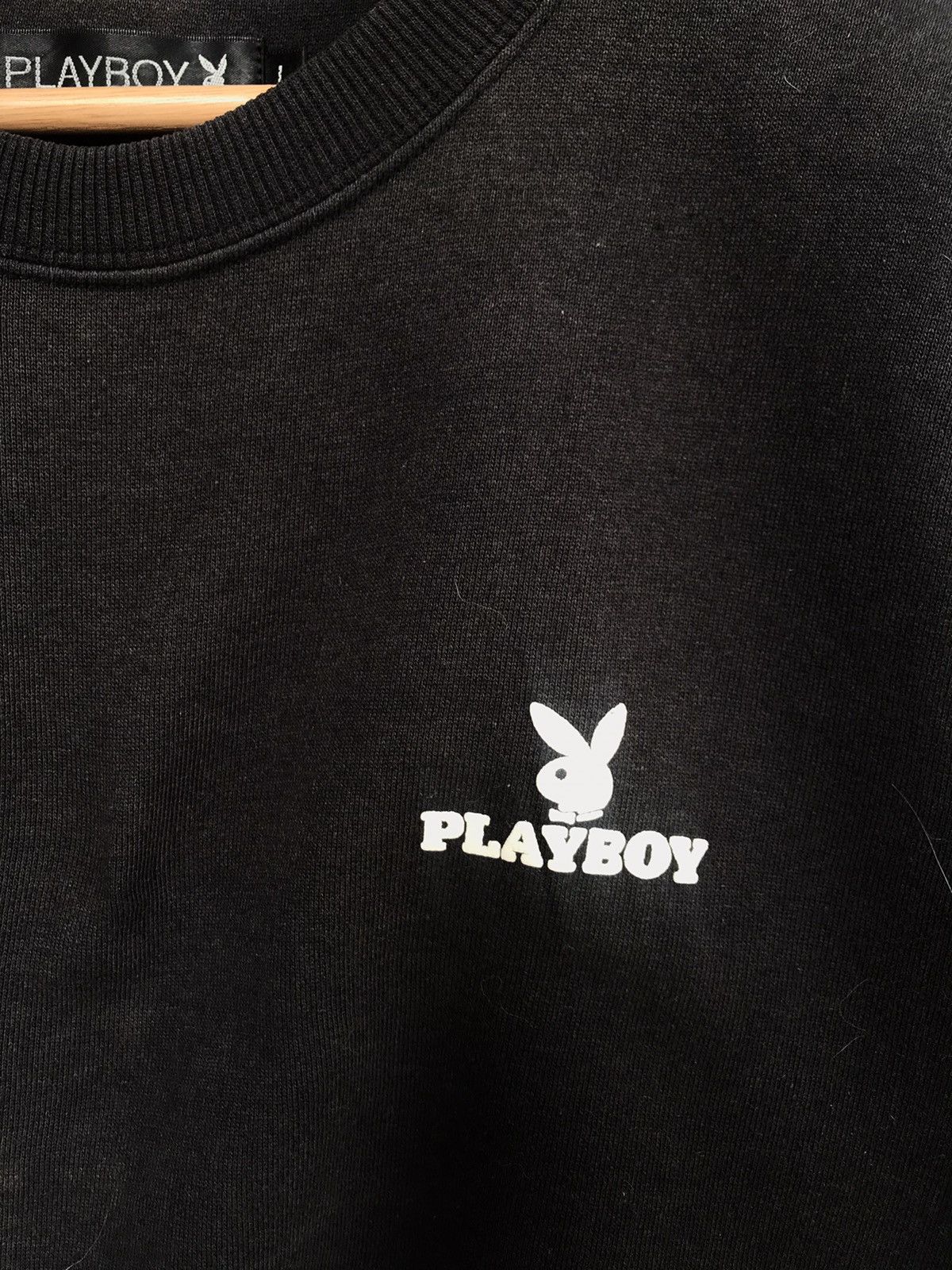 Playboy CUSTOM BLEACH WASH VINTAGE PLAYBOY SWEATSHIRT LARGE Size US L / EU 52-54 / 3 - 6 Thumbnail