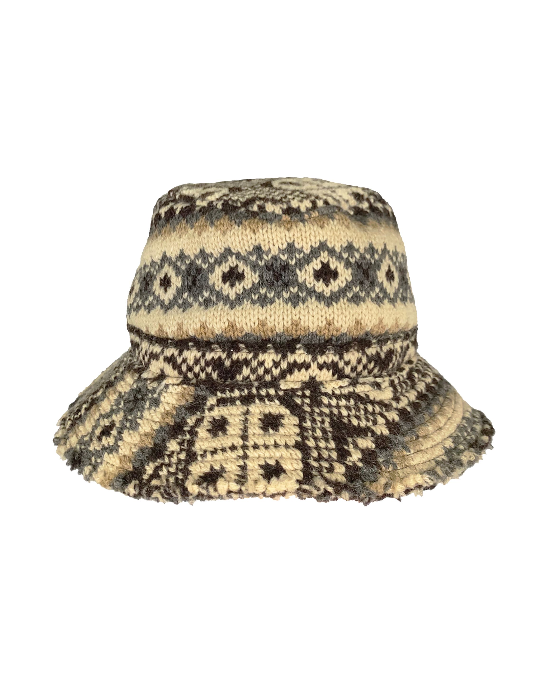Junya Watanabe 2003 Knit Bucket Hat | Grailed