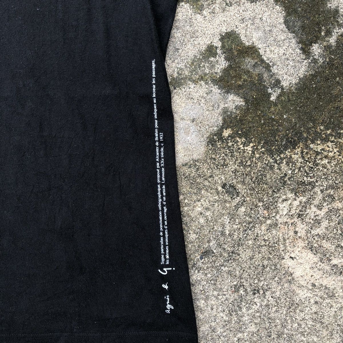 Designer × Vintage × agnes b. Rare Vintage Agnes B. Iconic Big Logo Punk Styles Tee Size XS / US 0-2 / IT 36-38 - 5 Thumbnail