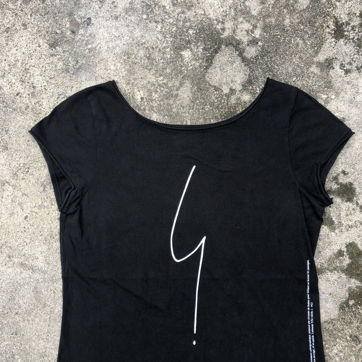 Designer × Vintage × agnes b. Rare Vintage Agnes B. Iconic Big Logo Punk Styles Tee Size XS / US 0-2 / IT 36-38 - 2 Thumbnail
