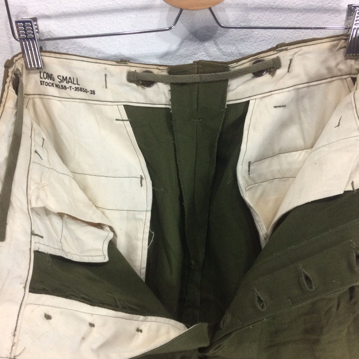 Vintage Vintage 1951 U.S. Army Wool Field Trousers Korean War Era Size US 28 / EU 44 - 9 Thumbnail