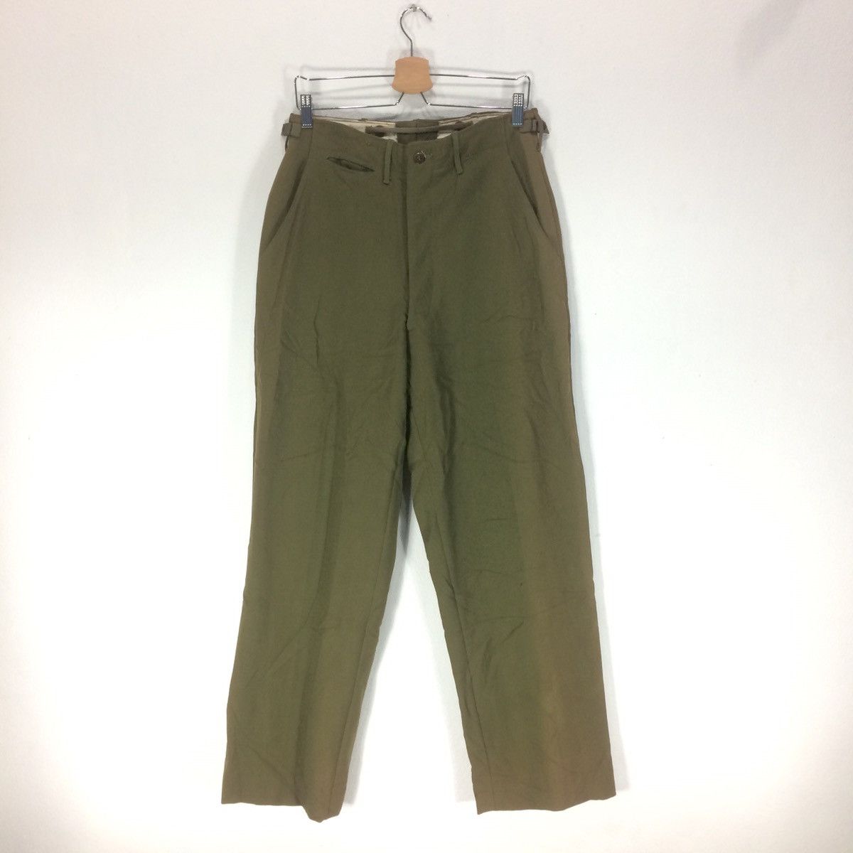 Vintage Vintage 1951 U.S. Army Wool Field Trousers Korean War Era Size US 28 / EU 44 - 1 Thumbnail