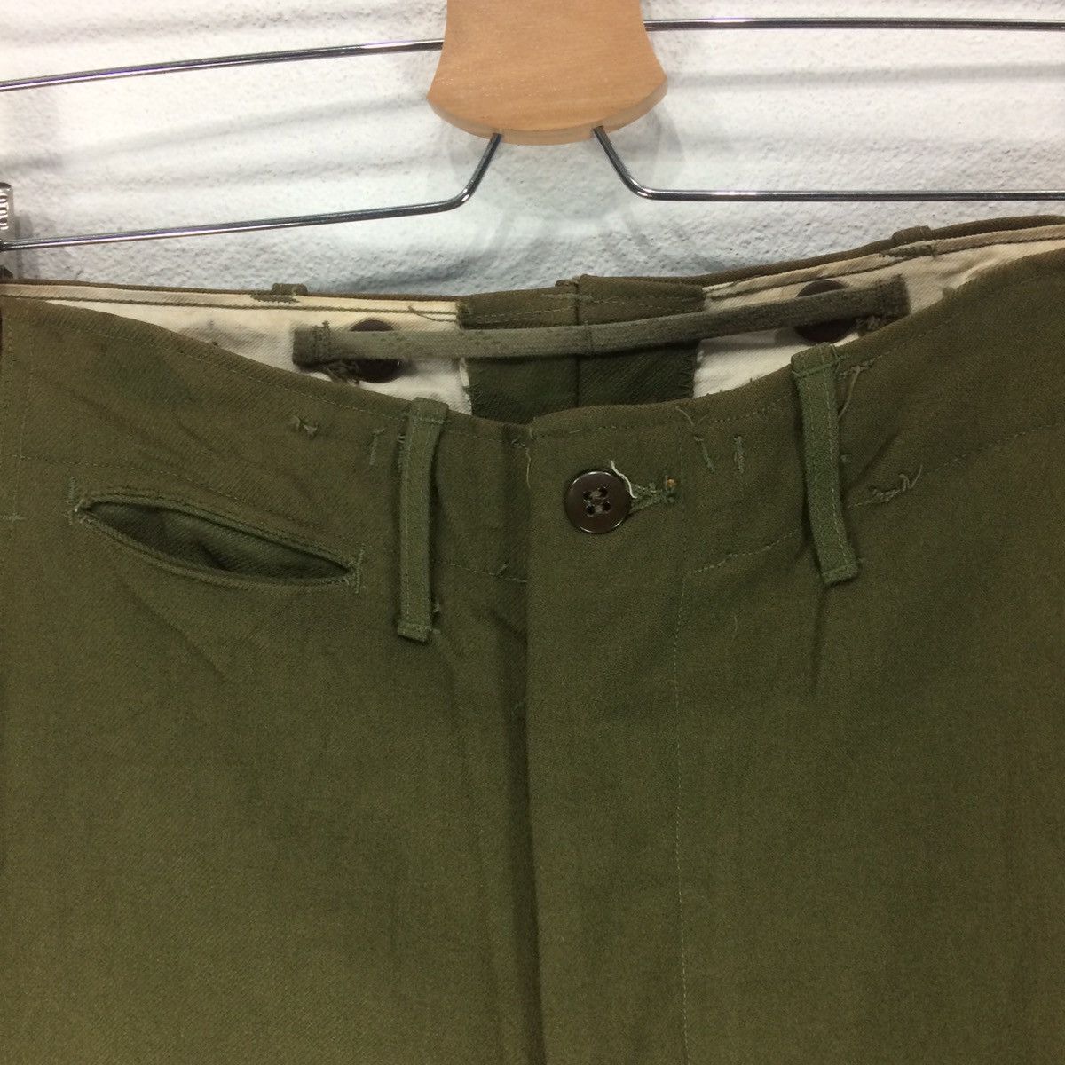 Vintage Vintage 1951 U.S. Army Wool Field Trousers Korean War Era Size US 28 / EU 44 - 4 Thumbnail