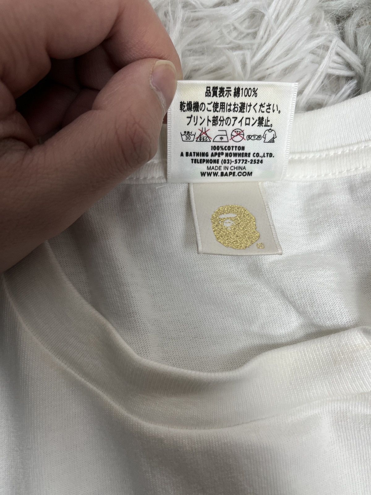 Bape Bape Check Busy Works Tee Size US XL / EU 56 / 4 - 4 Thumbnail