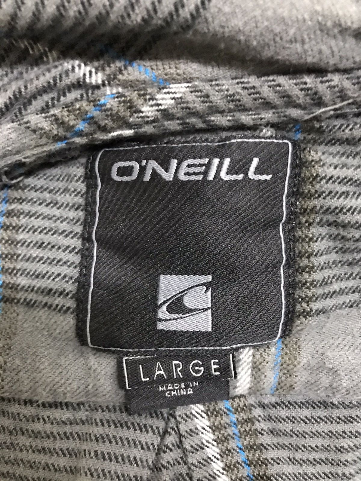 Flannel × O'Neill × Vintage Vintage Oneill Flannel Hoodie Like Travis Scott Flannel Size US L / EU 52-54 / 3 - 9 Thumbnail