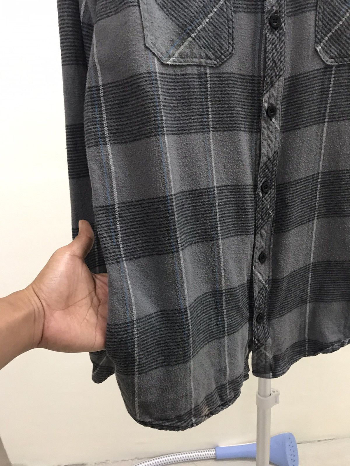 Flannel × O'Neill × Vintage Vintage Oneill Flannel Hoodie Like Travis Scott Flannel Size US L / EU 52-54 / 3 - 8 Thumbnail