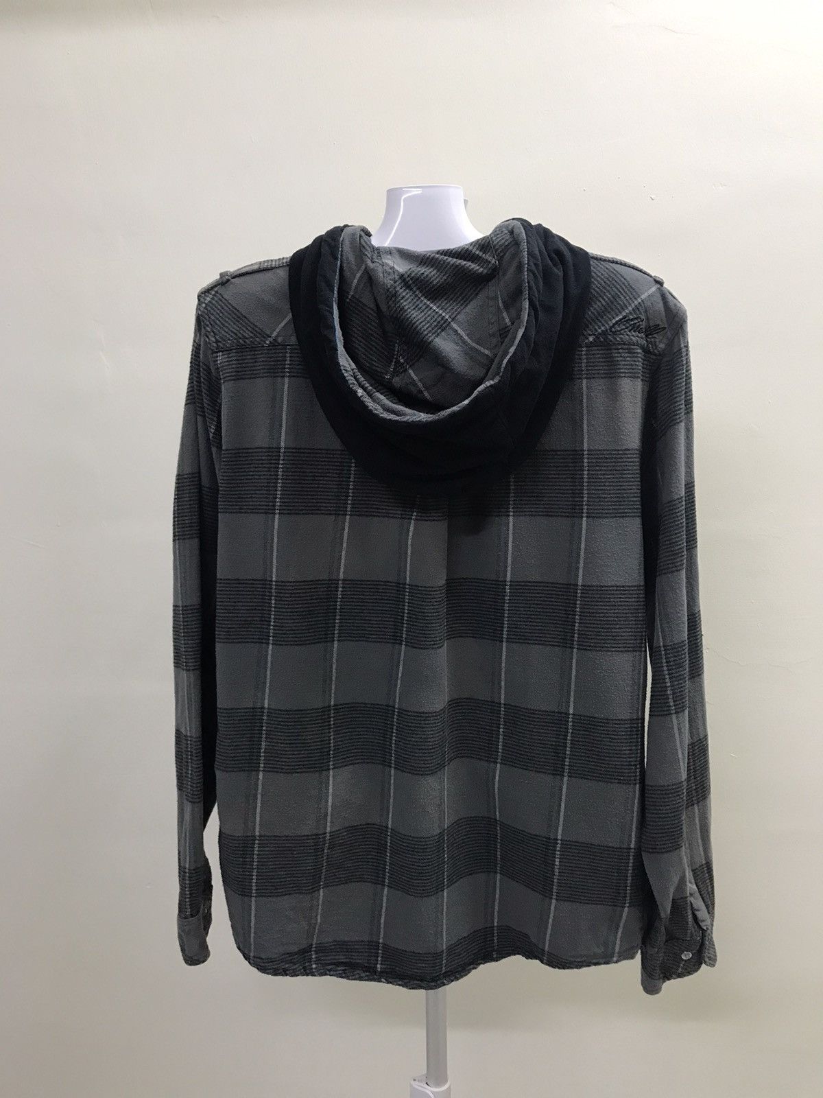 Flannel × O'Neill × Vintage Vintage Oneill Flannel Hoodie Like Travis Scott Flannel Size US L / EU 52-54 / 3 - 3 Thumbnail