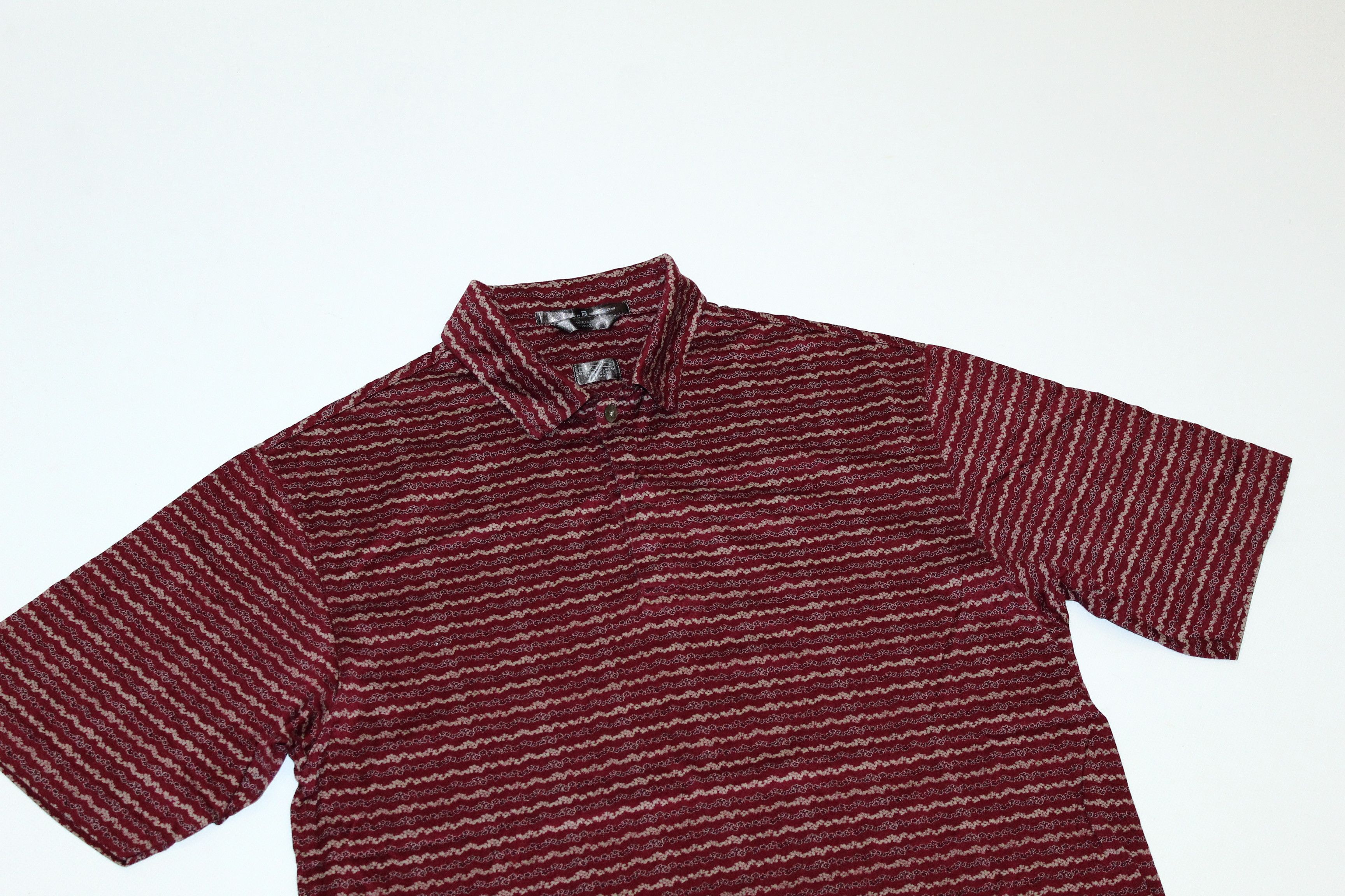 Nike × Tiger Woods × Vintage 🔥🔥 Tiger Woods by Nike Golf Double Mercerized Cotton Shirt Size US S / EU 44-46 / 1 - 2 Thumbnail