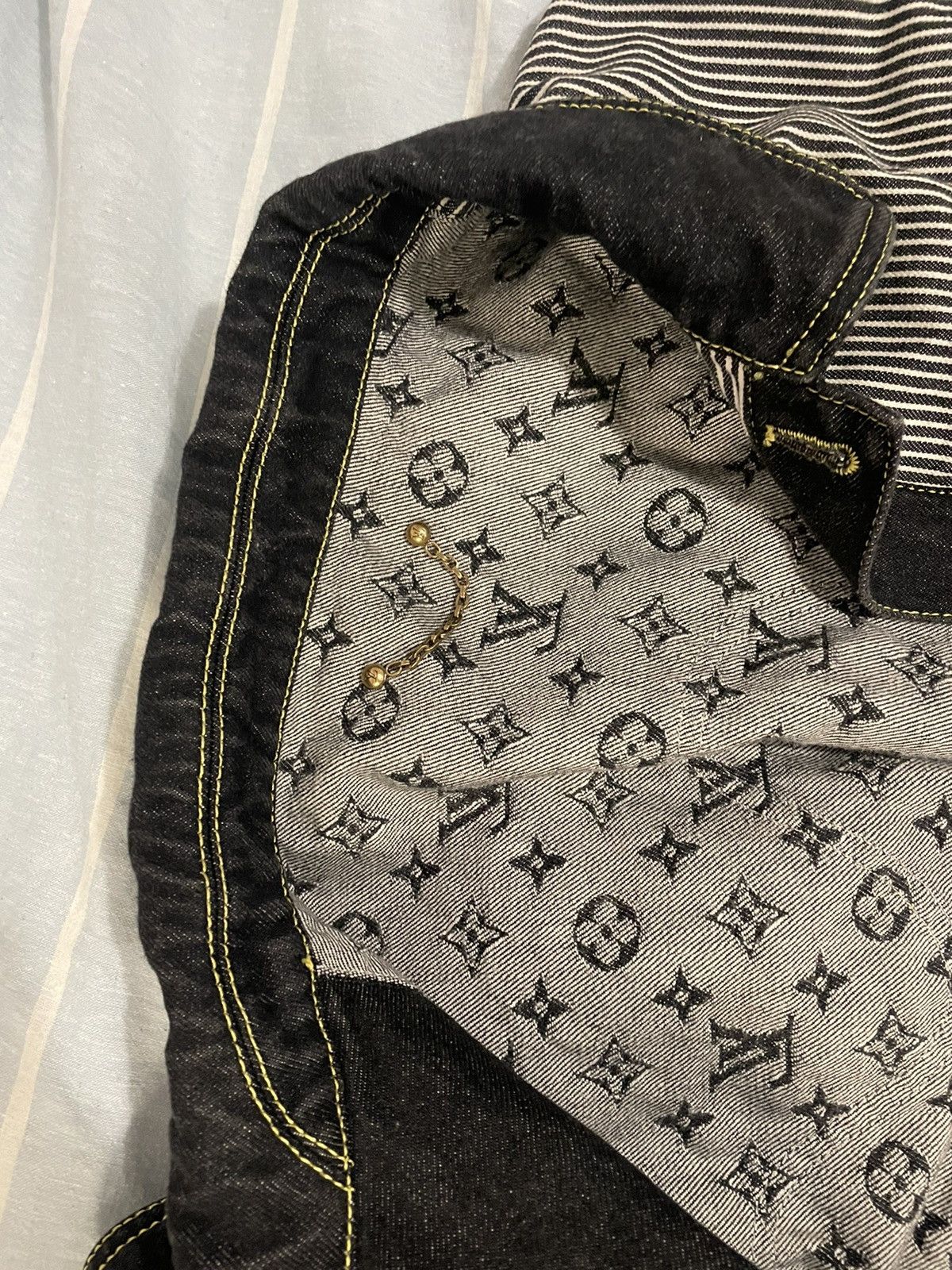 Louis Vuitton Custom 1 of 1 LV Mens Jacket Size US M / EU 48-50 / 2 - 6 Thumbnail