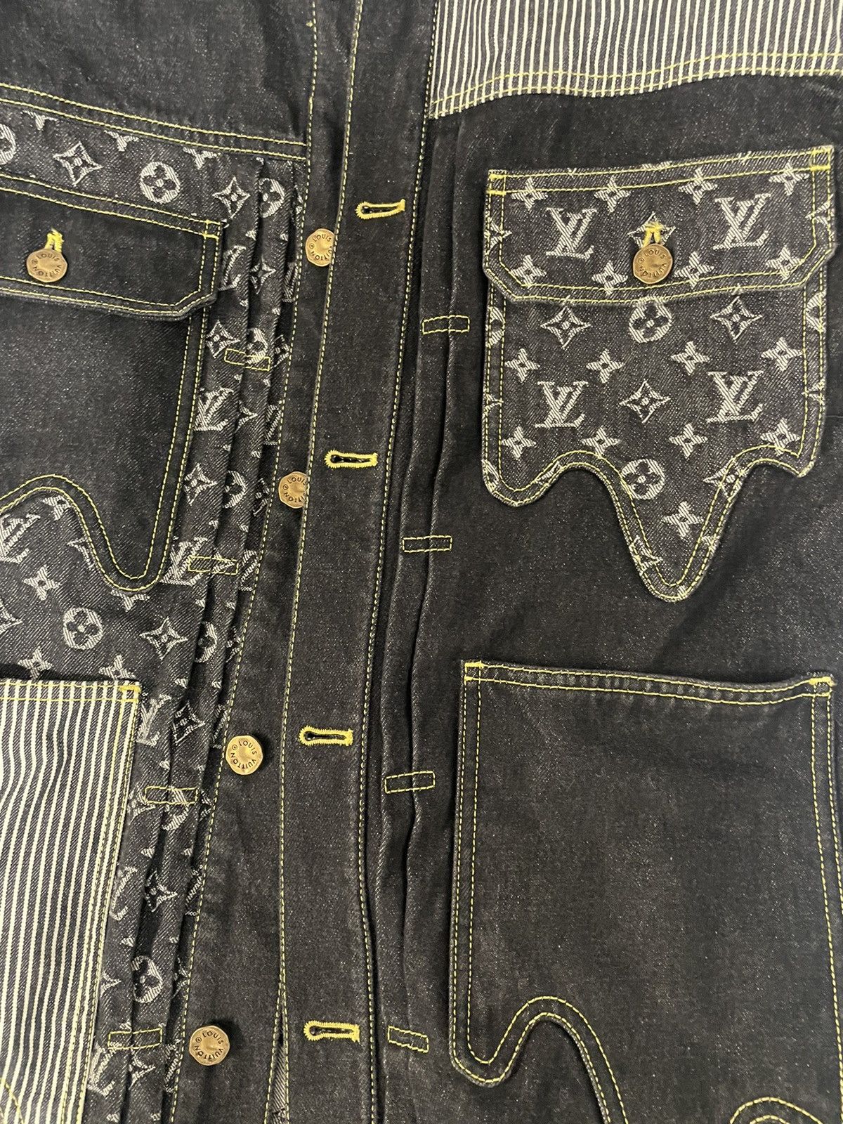 Louis Vuitton Custom 1 of 1 LV Mens Jacket Size US M / EU 48-50 / 2 - 3 Thumbnail