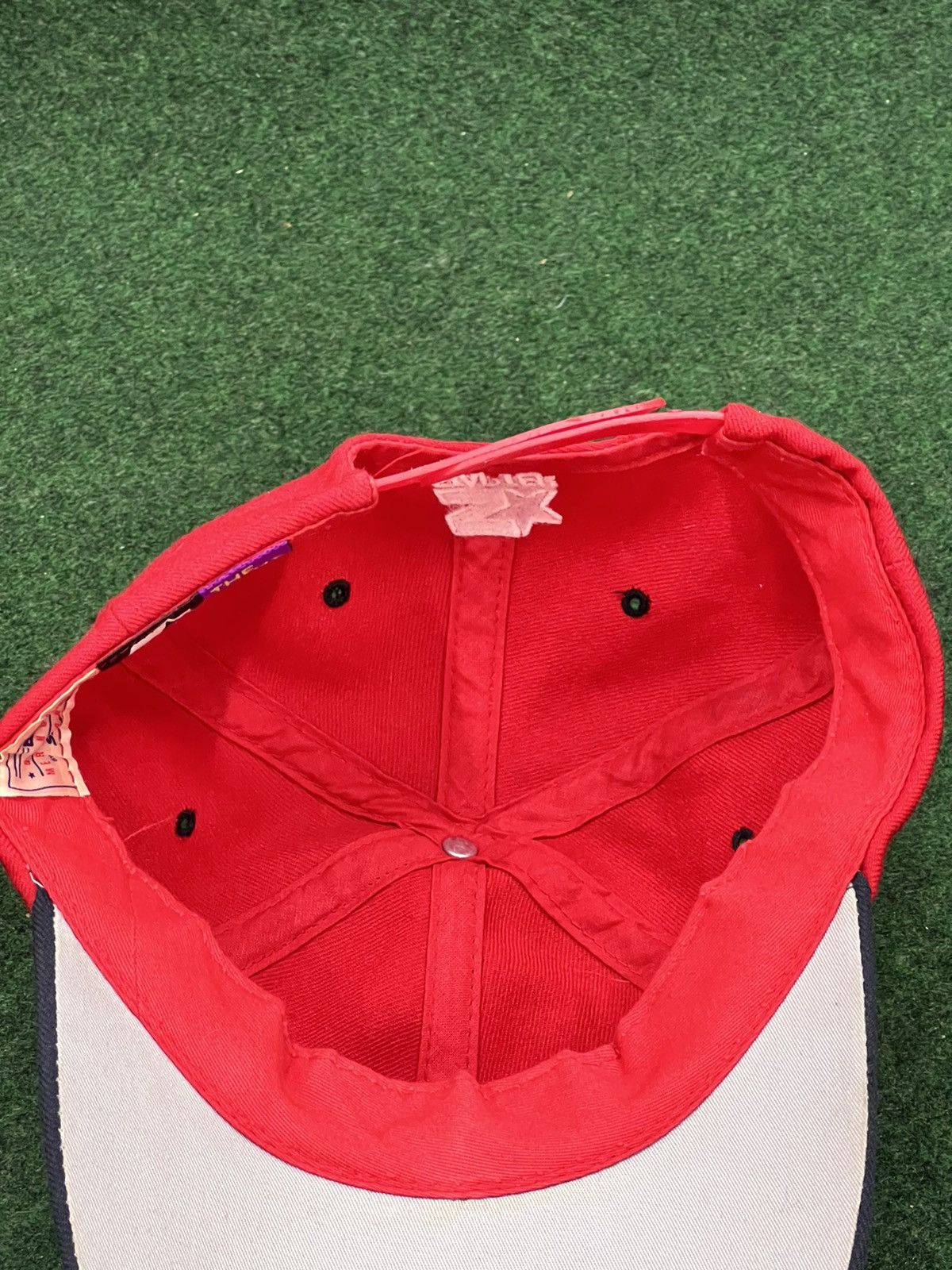Starter Vintage St Louis Cardinals Big Spellout Bill Snapback Hat Size ONE SIZE - 3 Thumbnail