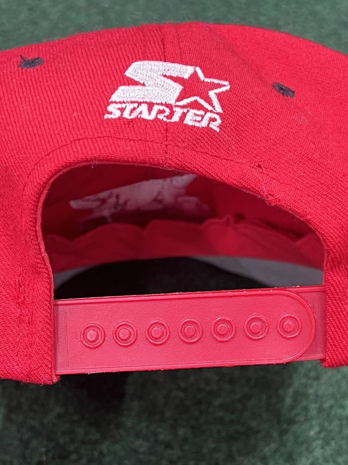 Starter Vintage St Louis Cardinals Big Spellout Bill Snapback Hat Size ONE SIZE - 5 Thumbnail