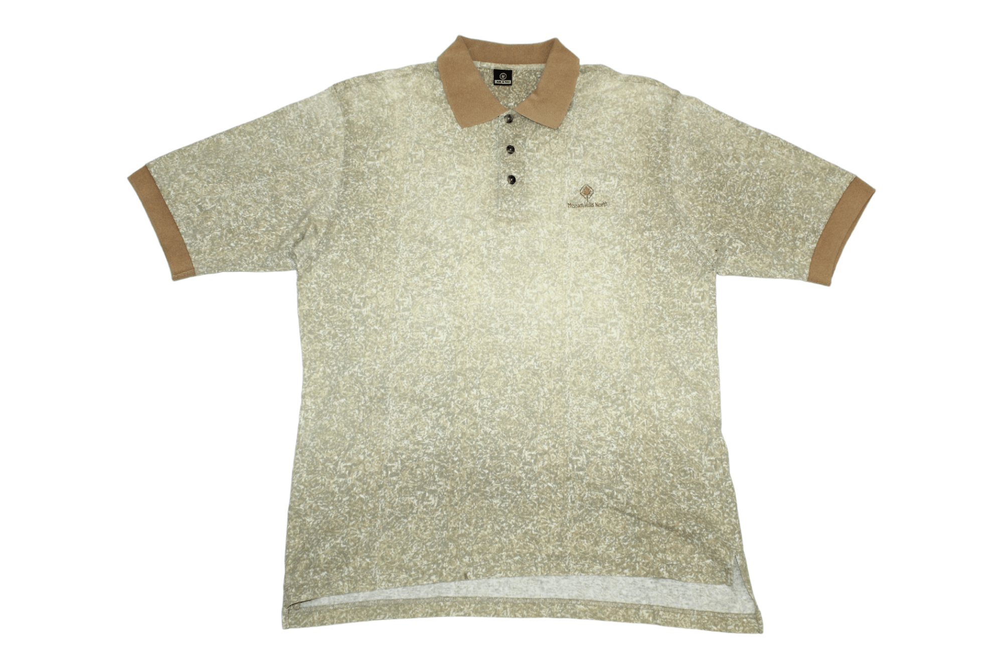 Nike RARE VTG💥Nike Mission Hills North Camo Bleached Polo Shirt Size US M / EU 48-50 / 2 - 1 Thumbnail
