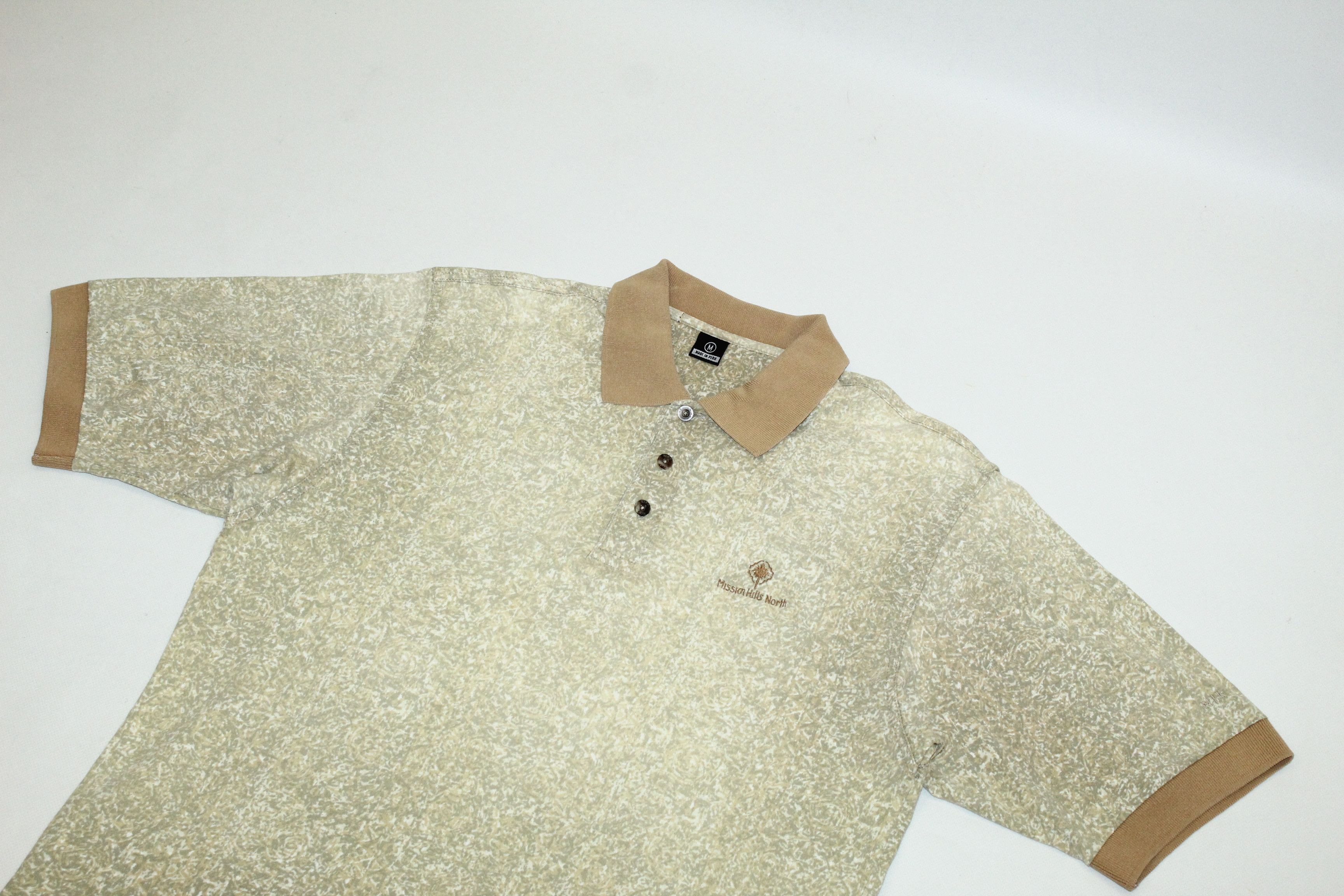 Nike RARE VTG💥Nike Mission Hills North Camo Bleached Polo Shirt Size US M / EU 48-50 / 2 - 3 Thumbnail