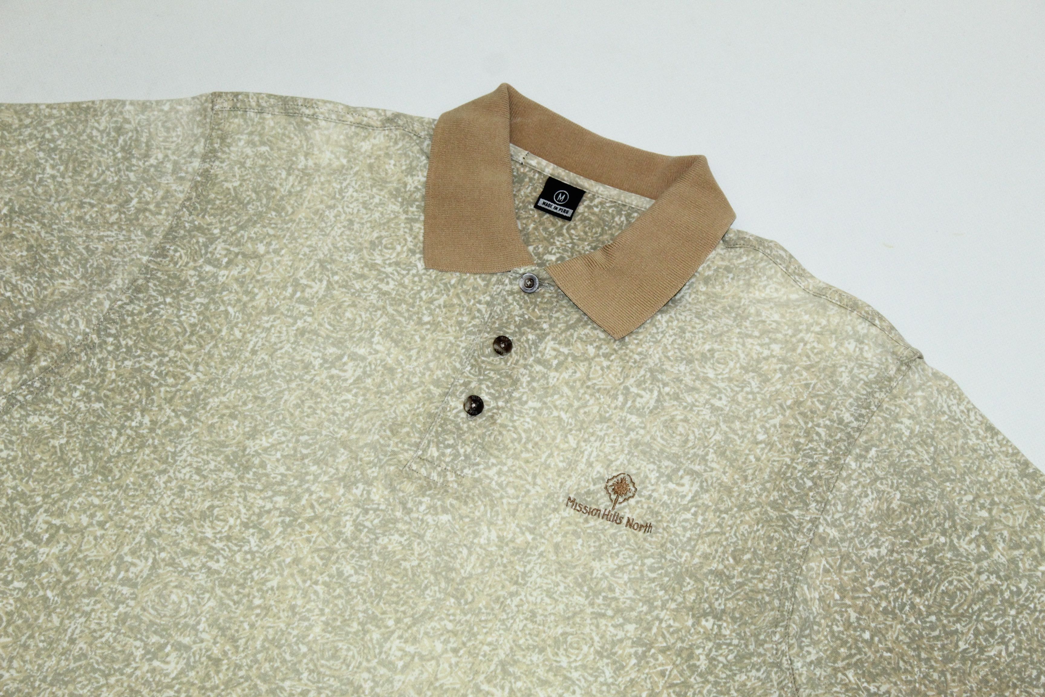 Nike RARE VTG💥Nike Mission Hills North Camo Bleached Polo Shirt Size US M / EU 48-50 / 2 - 5 Thumbnail