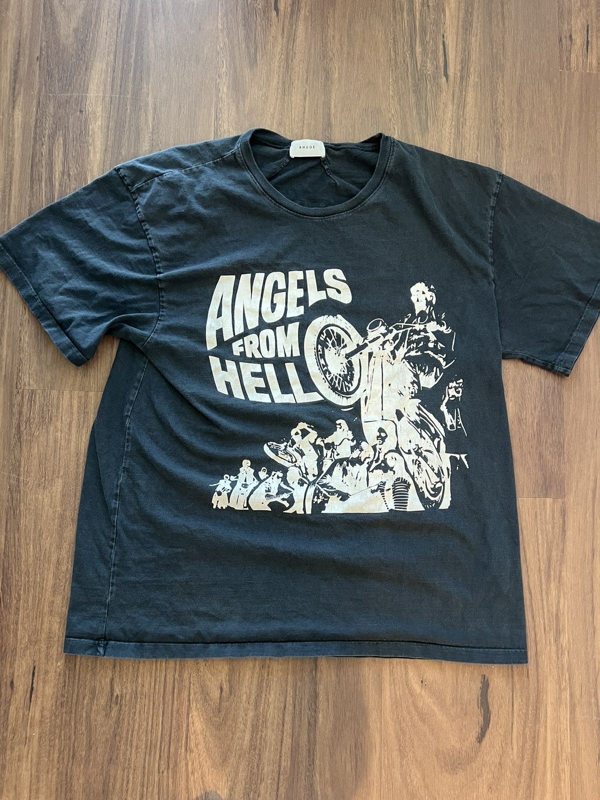 Rhude Rhude Angels from Hell T-shirt tee top Size US M / EU 48-50 / 2 - 1 Thumbnail