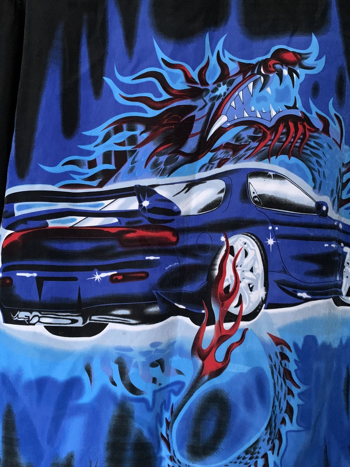 Japanese Brand 💙 Y2K Mazda RX- 7 Dragon vintage Japan JDM full print shirt Size US XXL / EU 58 / 5 - 5 Thumbnail