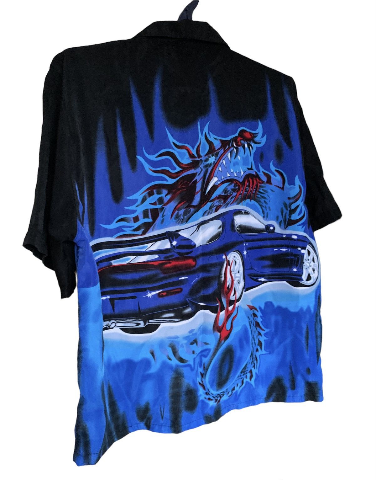 Japanese Brand 💙 Y2K Mazda RX- 7 Dragon vintage Japan JDM full print shirt Size US XXL / EU 58 / 5 - 3 Thumbnail