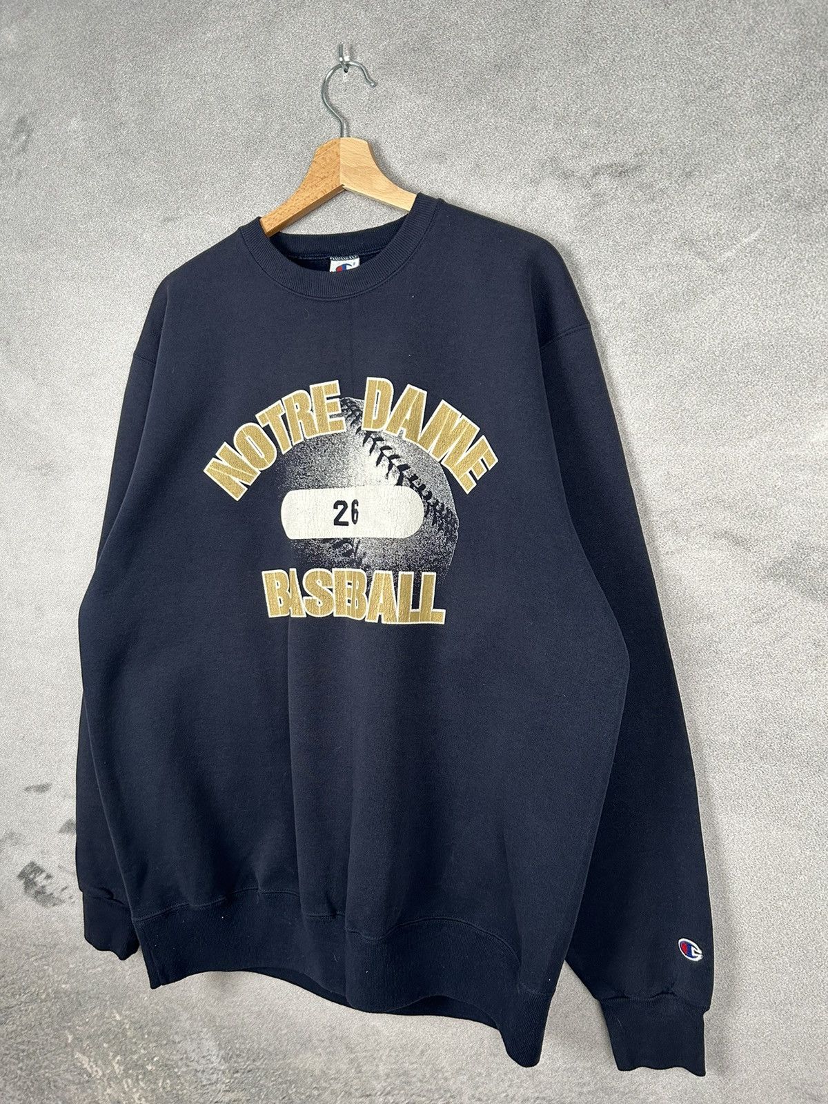 Champion Vintage Champion Notre Dame Baseball 90s Made in USA Size US XXL / EU 58 / 5 - 2 Thumbnail