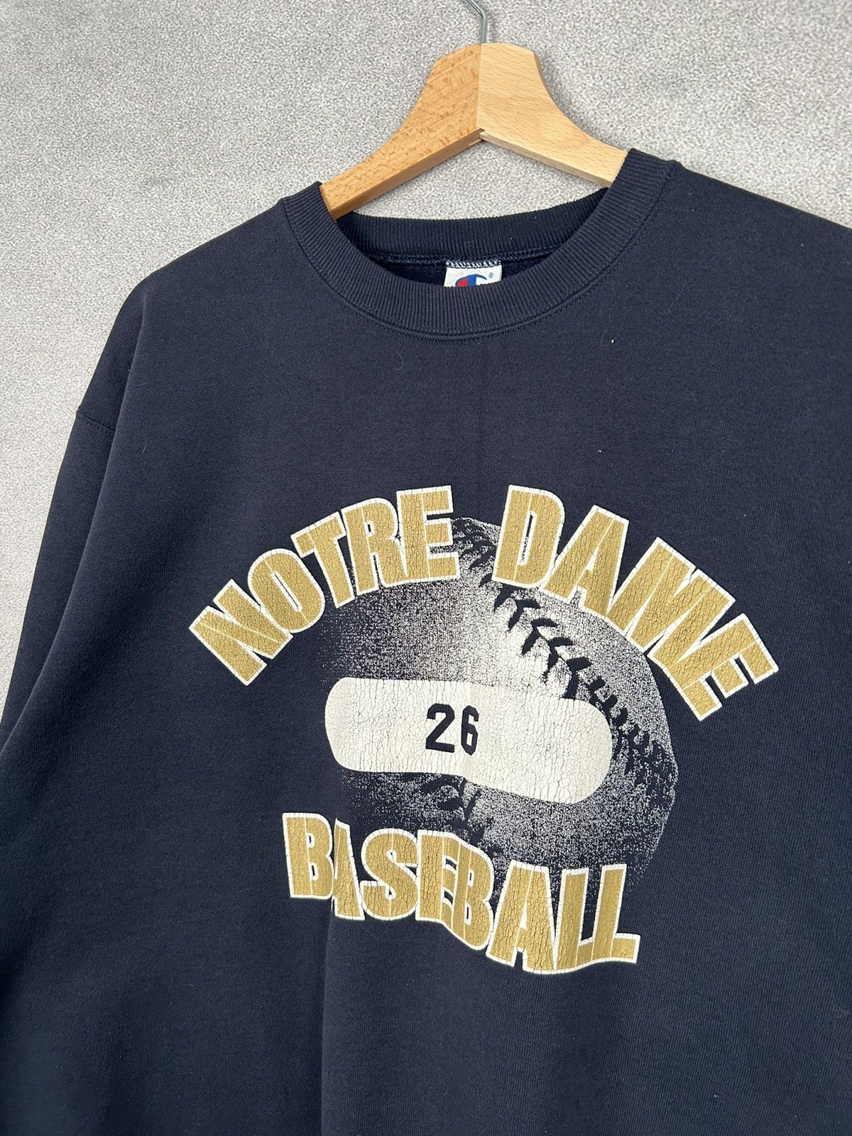 Champion Vintage Champion Notre Dame Baseball 90s Made in USA Size US XXL / EU 58 / 5 - 3 Thumbnail