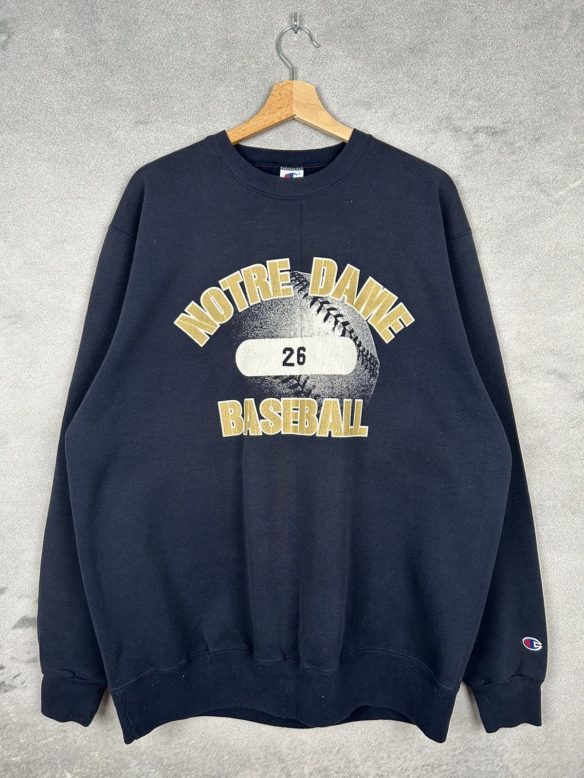 Vintage Champion Notre Dame Baseball 90s Made in USA