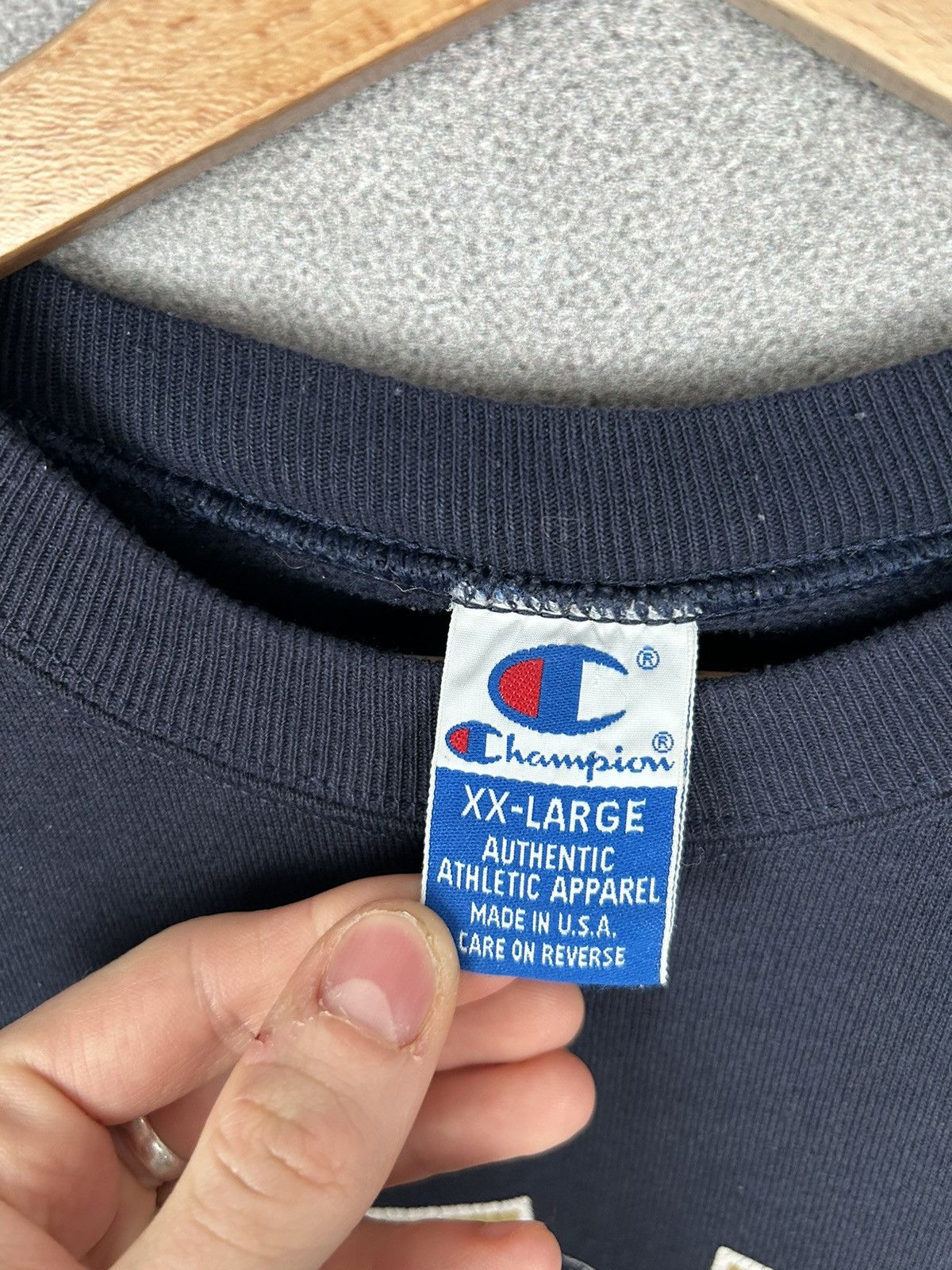 Champion Vintage Champion Notre Dame Baseball 90s Made in USA Size US XXL / EU 58 / 5 - 5 Thumbnail