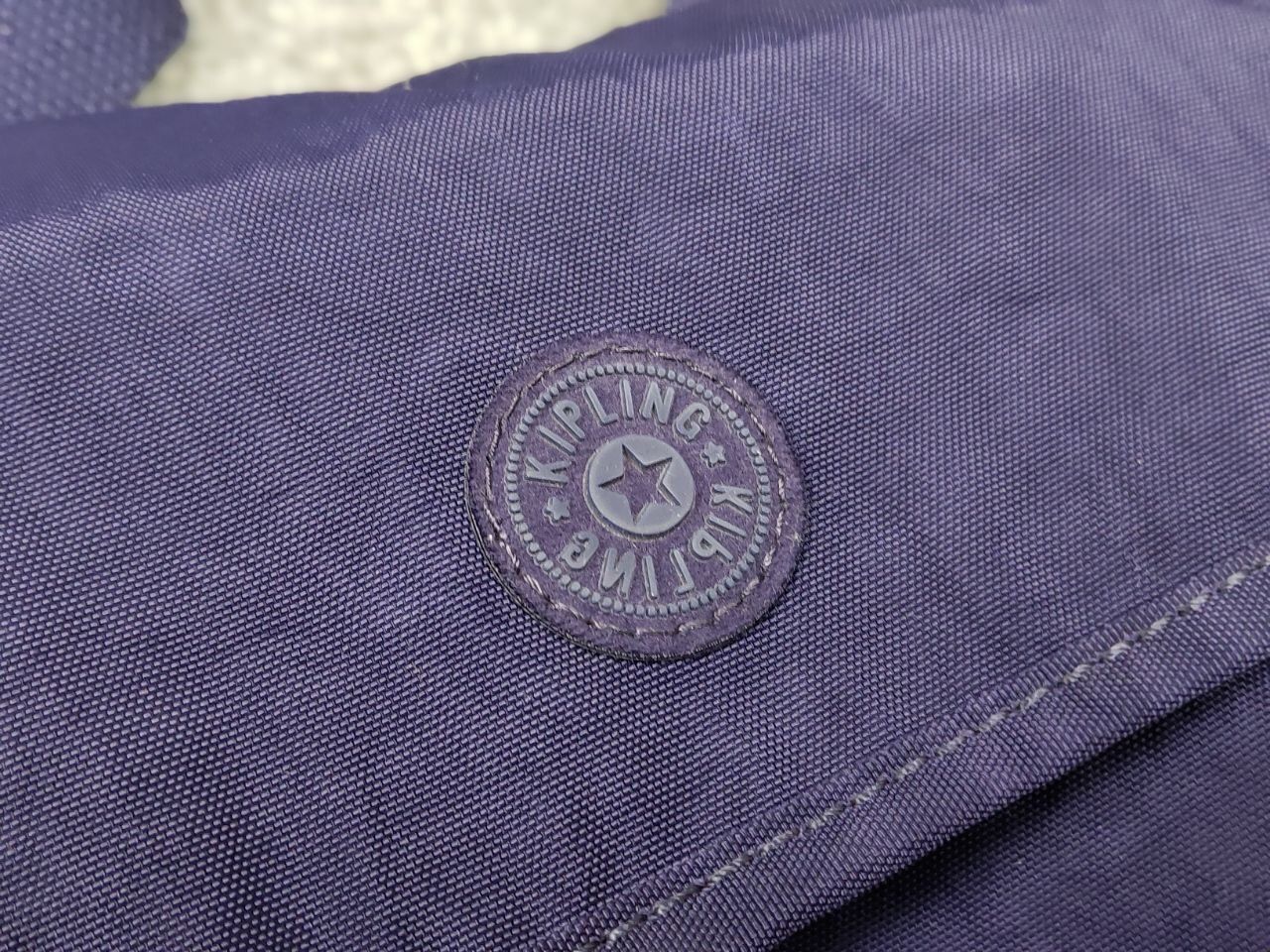 Japanese Brand Kipling messenger bag small purple nylon trend Japan strap Size ONE SIZE - 12 Thumbnail