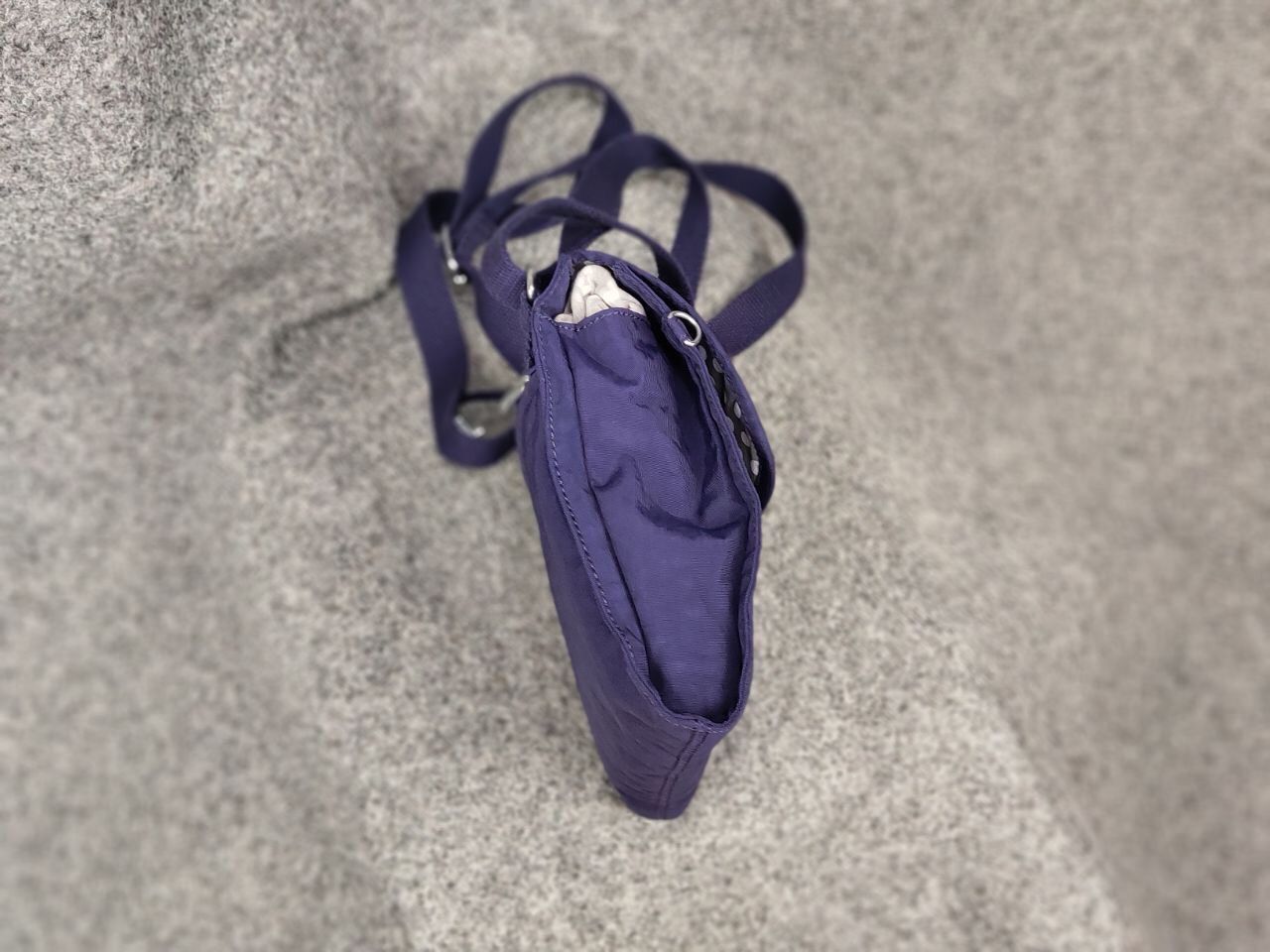 Japanese Brand Kipling messenger bag small purple nylon trend Japan strap Size ONE SIZE - 10 Thumbnail