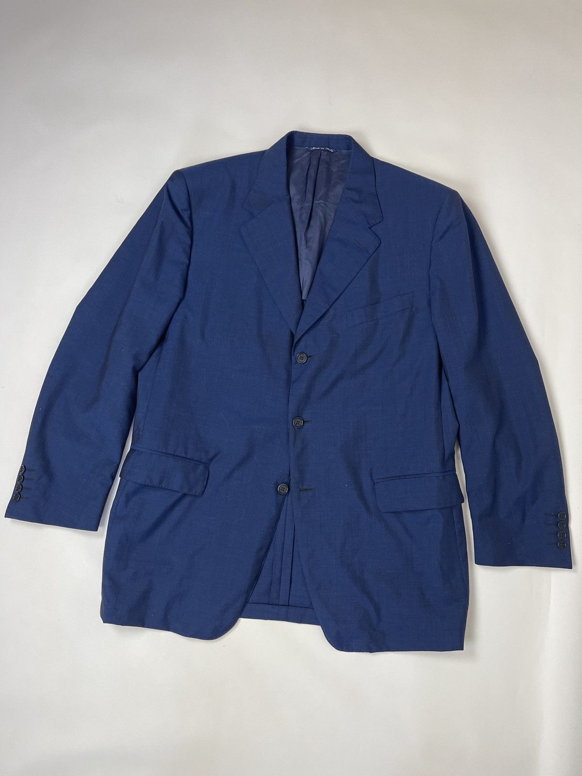 Canali Canali wool mohair 3 button unlined blazer sport coat Size 44R - 1 Thumbnail
