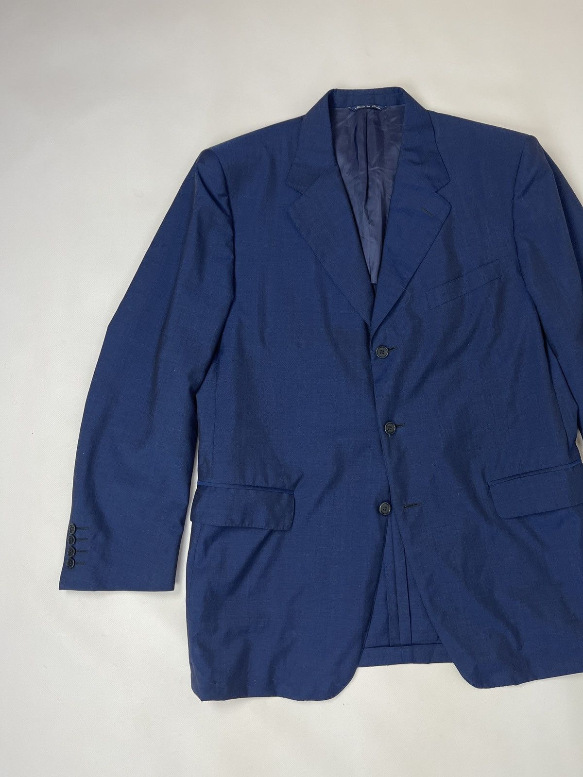 Canali Canali wool mohair 3 button unlined blazer sport coat Size 44R - 3 Thumbnail