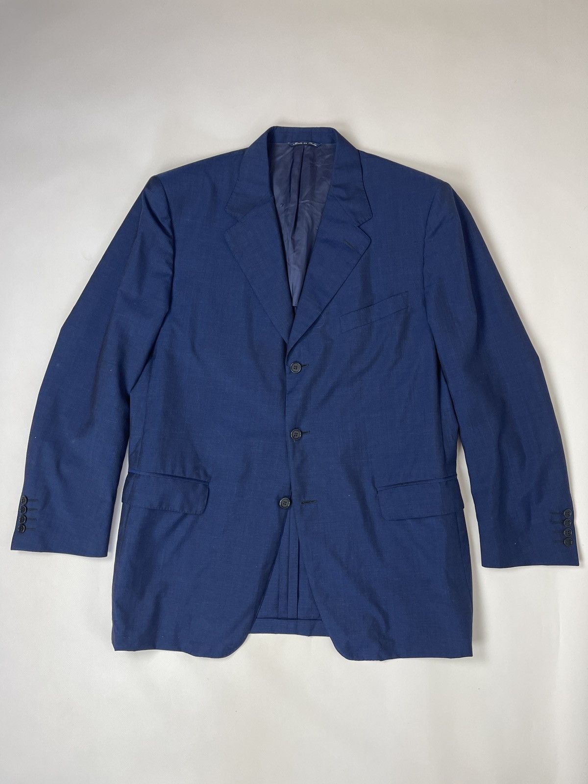 Canali Canali wool mohair 3 button unlined blazer sport coat Size 44R - 2 Thumbnail