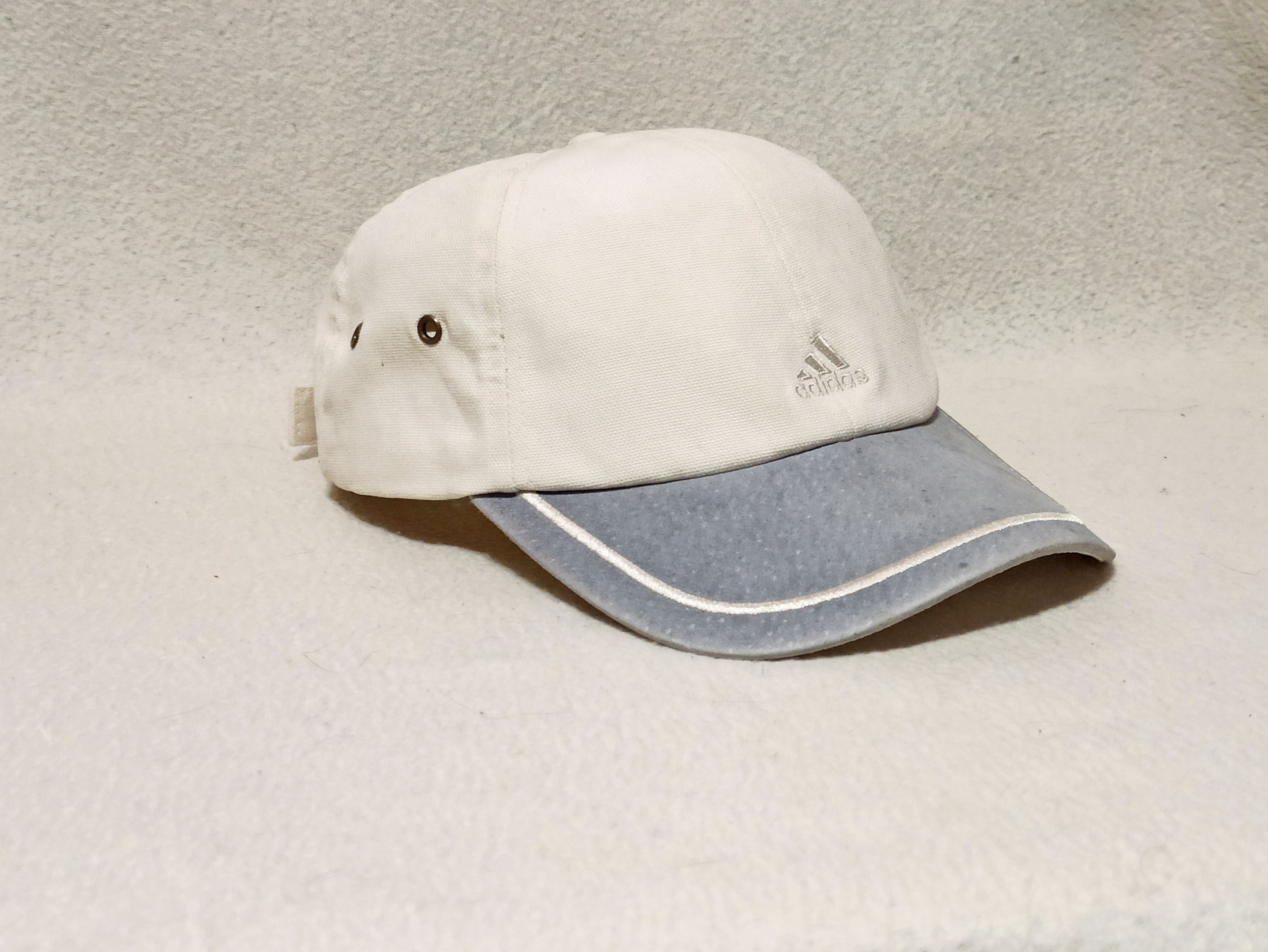Adidas × Vintage Adidas with leather visor vintage cap Size ONE SIZE - 4 Thumbnail