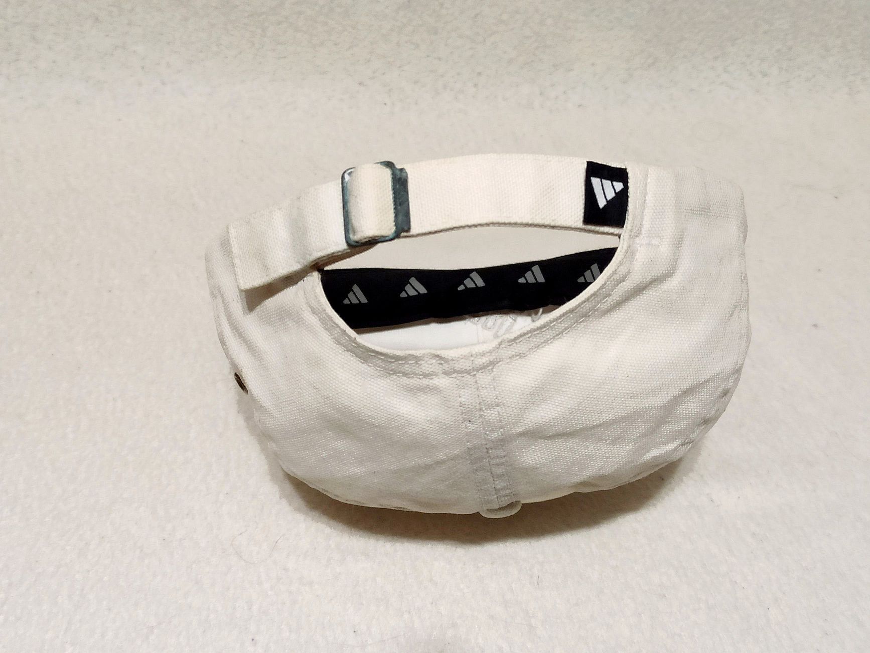 Adidas × Vintage Adidas with leather visor vintage cap Size ONE SIZE - 6 Thumbnail