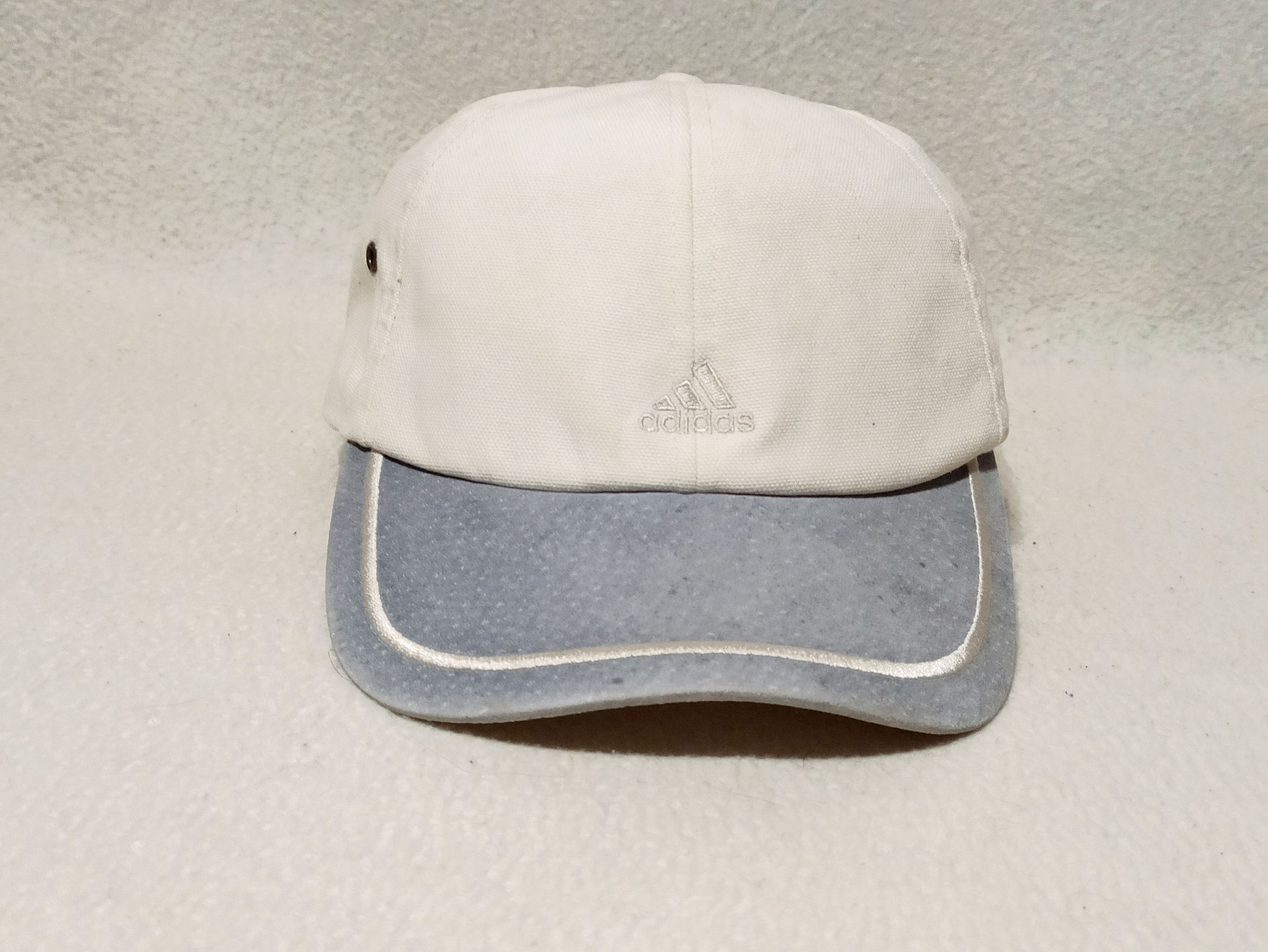 Adidas × Vintage Adidas with leather visor vintage cap Size ONE SIZE - 1 Thumbnail