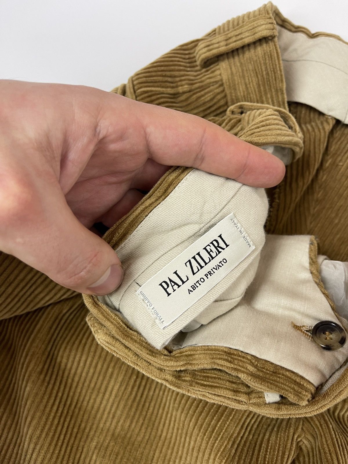Pal Zileri Pal Zileri Abito Privato made in Italy vintage corduroy pnts Size US 36 / EU 52 - 8 Thumbnail