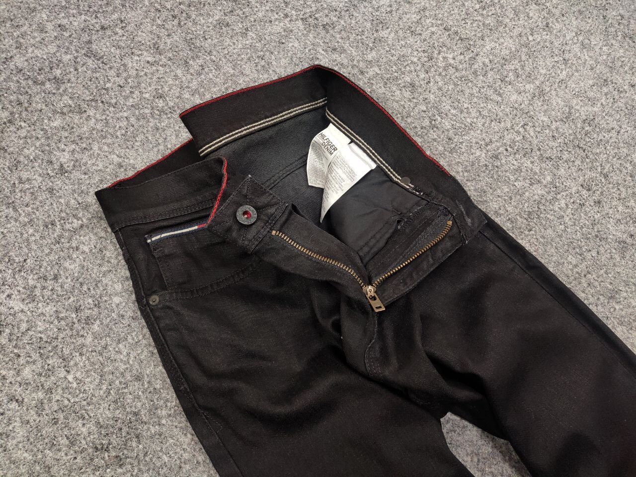 Tommy Hilfiger Tommy Hilfiger Scanton Chicago Stretch Denim Black Jeans Size US 32 / EU 48 - 12 Thumbnail