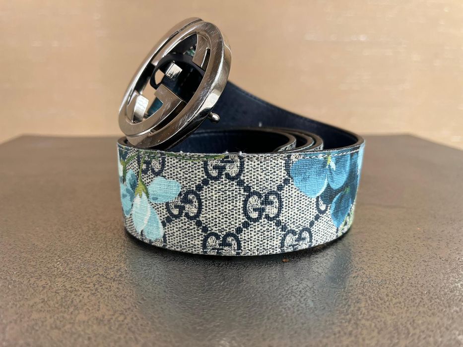 Gucci Bloom Floral GG Belt in Brown / Multicolor Grailed