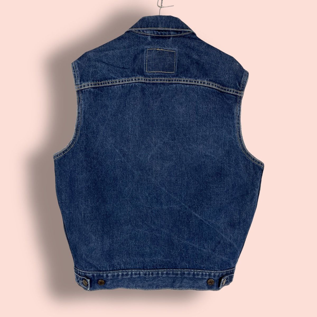 Vintage Levis Vintage Washed Trashed Denim Punk Vest Jacket Size US M / EU 48-50 / 2 - 4 Thumbnail