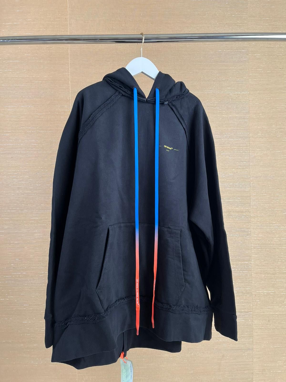 Acrylic Arrows Hoodie in Black Yellow