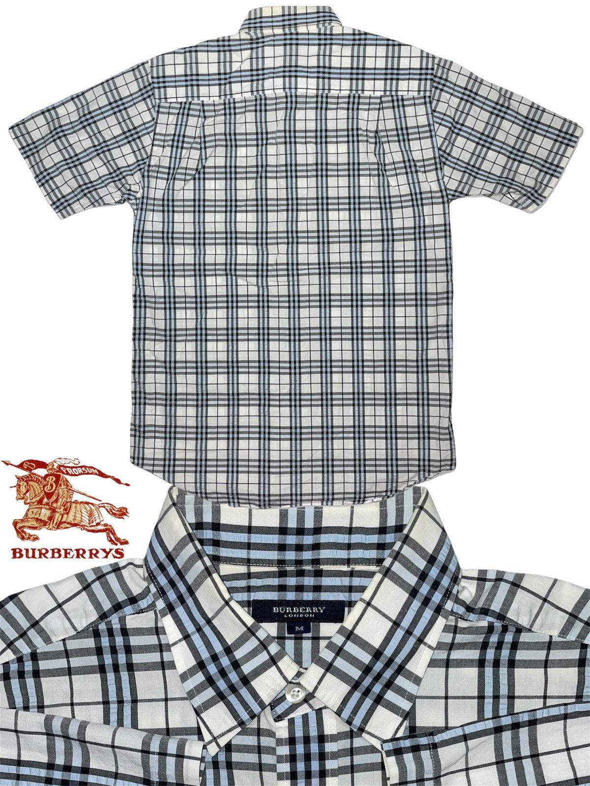 Burberry Vintage Burbbery shirt Nova check Plaid Tartan button up Size US M / EU 48-50 / 2 - 2 Thumbnail