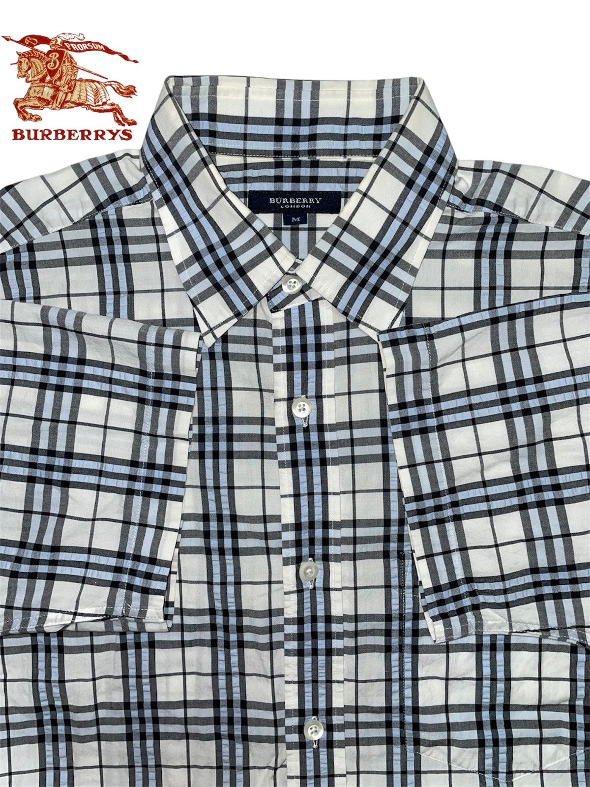 Burberry Vintage Burbbery shirt Nova check Plaid Tartan button up Size US M / EU 48-50 / 2 - 3 Thumbnail