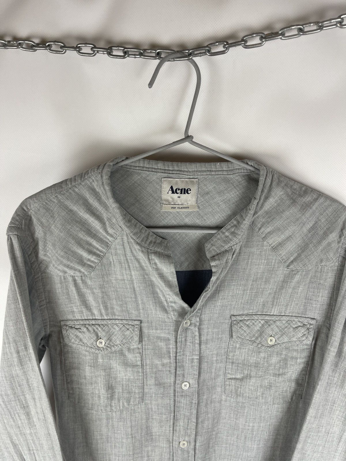 Acne Studios Acne Pop Classics Soft Western AW10 long sleeve shirt Size US S / EU 44-46 / 1 - 8 Thumbnail