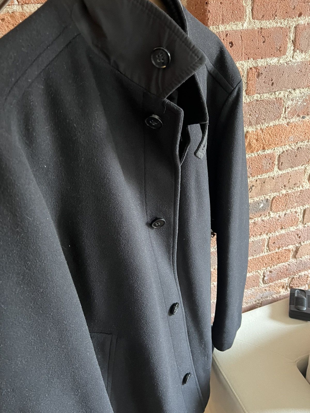 Hugo Boss Wool-Cashmere lined coat size 44R Size US XL / EU 56 / 4 - 11 Thumbnail