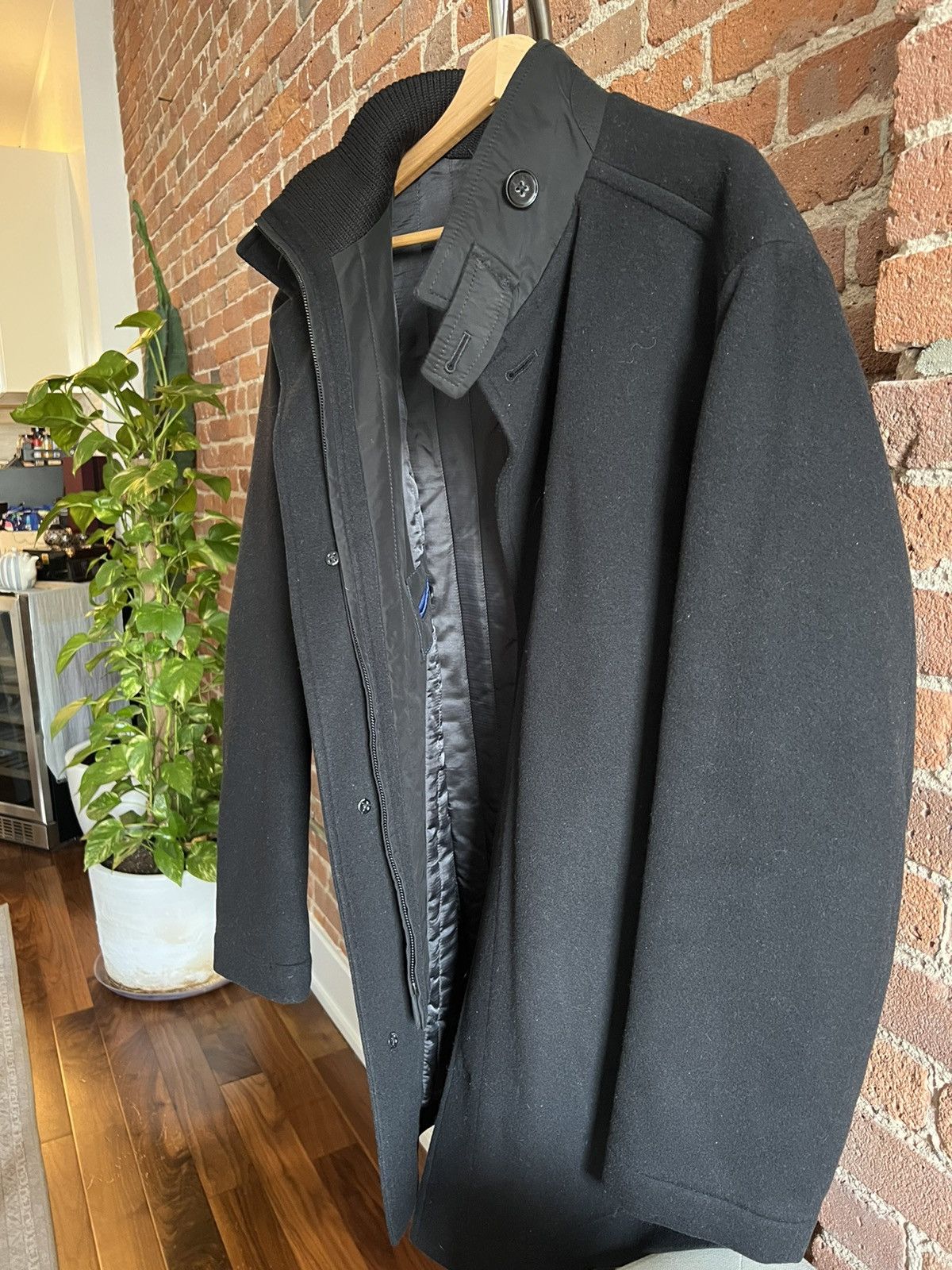 Hugo Boss Wool-Cashmere lined coat size 44R Size US XL / EU 56 / 4 - 4 Thumbnail