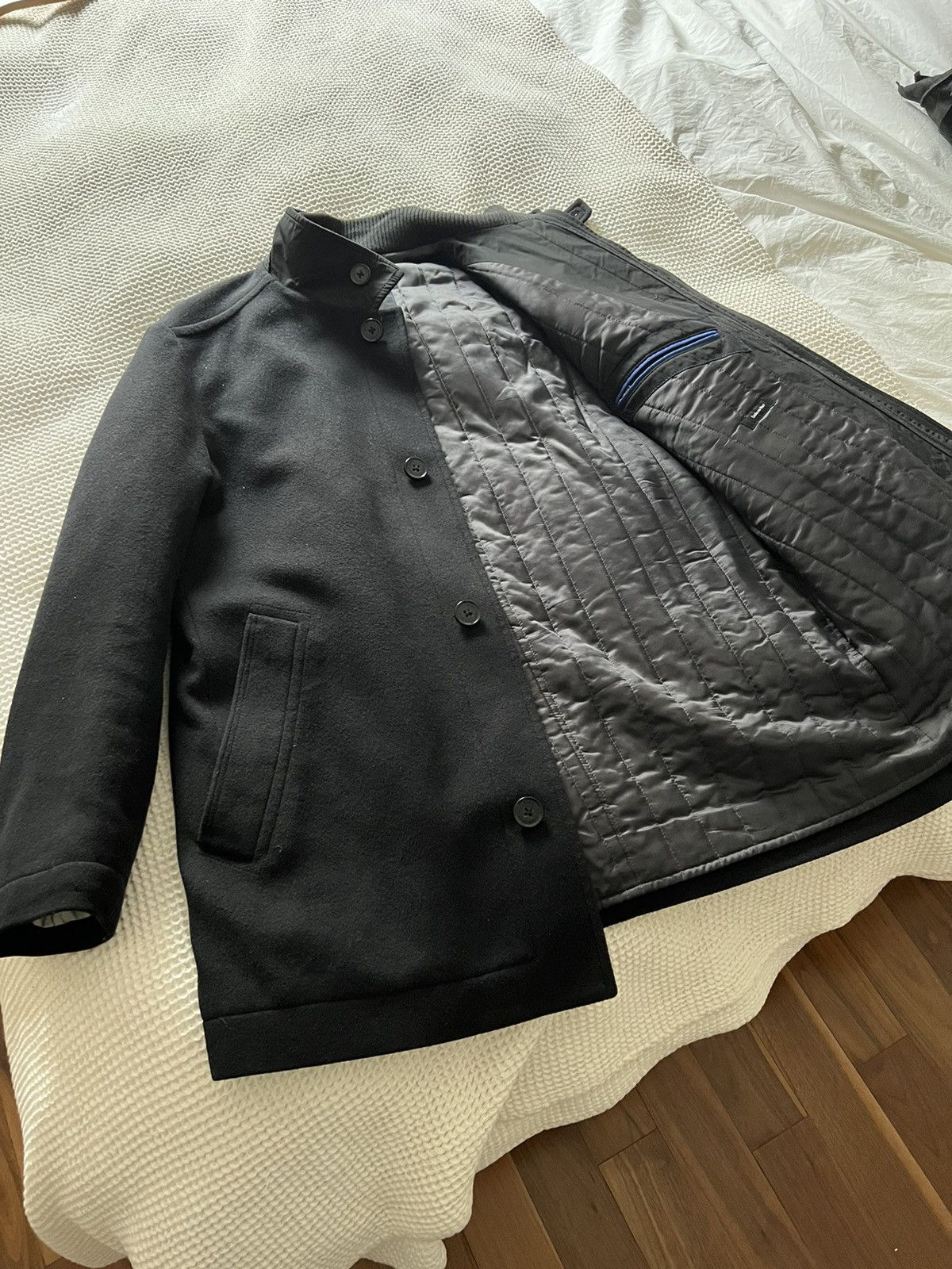 Hugo Boss Wool-Cashmere lined coat size 44R Size US XL / EU 56 / 4 - 5 Thumbnail