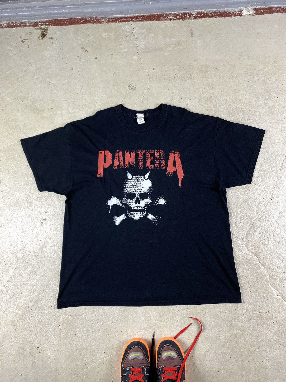 Band Tees × Vintage Vintage Pantera T Shirt Y2K Band Rock Tee Size US XXL / EU 58 / 5 - 1 Thumbnail