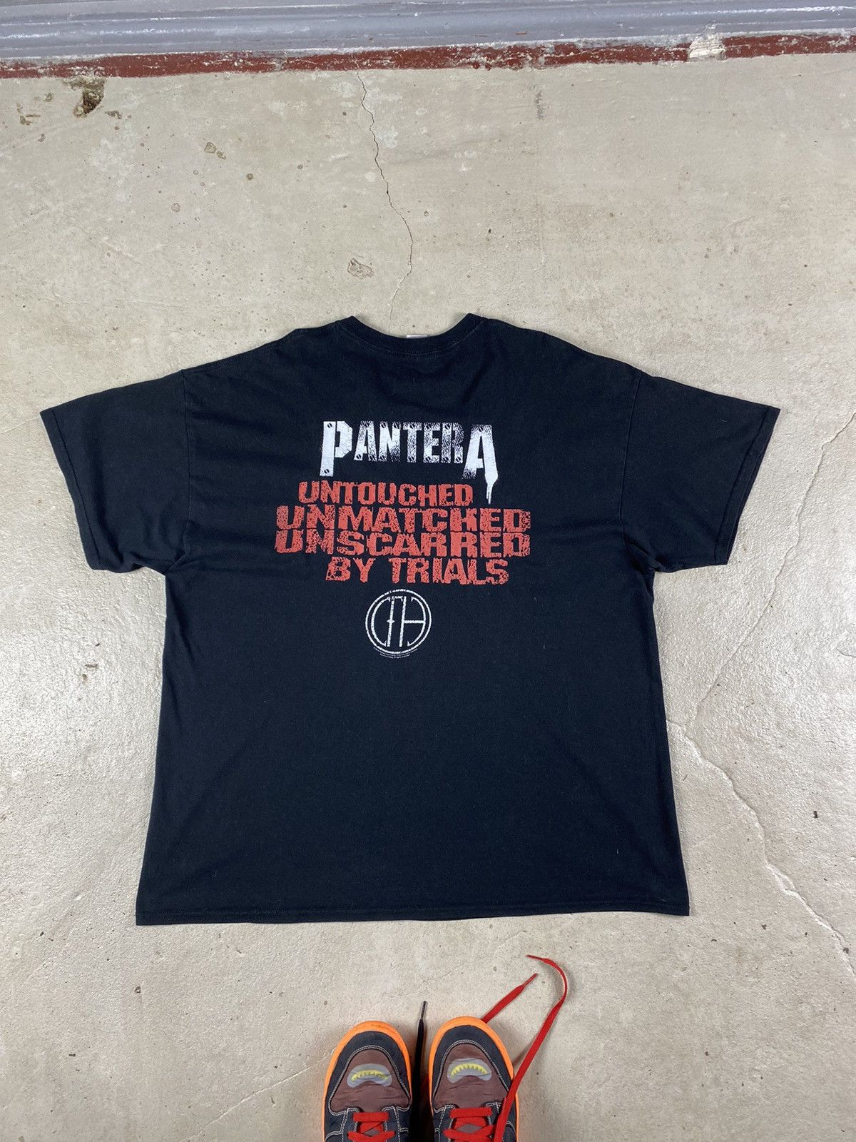 Band Tees × Vintage Vintage Pantera T Shirt Y2K Band Rock Tee Size US XXL / EU 58 / 5 - 2 Thumbnail