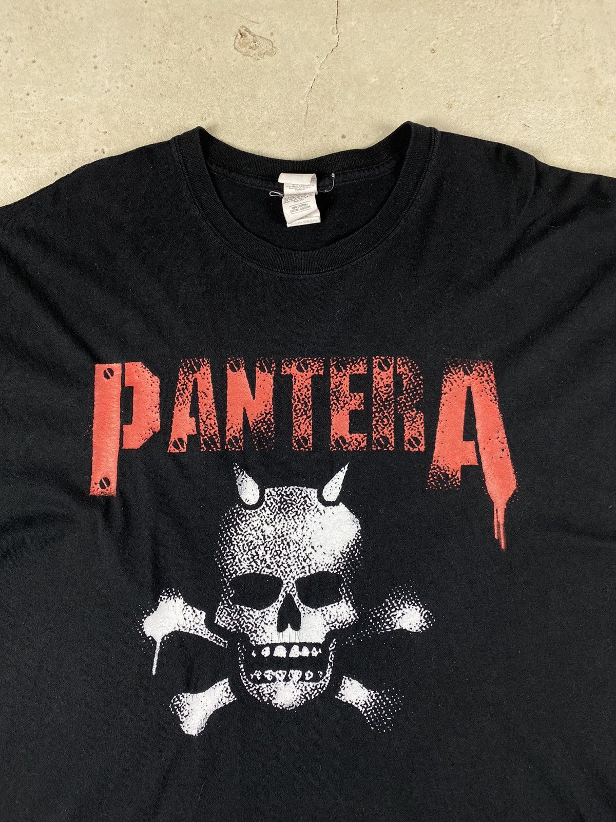 Band Tees × Vintage Vintage Pantera T Shirt Y2K Band Rock Tee Size US XXL / EU 58 / 5 - 3 Thumbnail